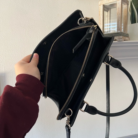 Kate Spade Purse “Mulberry Street Lise Satchel” in Black Pebbled Leather - Picture 4 of 9